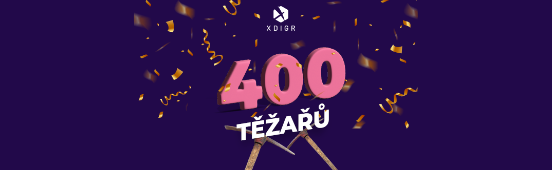 Čtyři sta! Už tolik uživatelů s námi po pěti týdnech od oficiálního spuštění těží burzu
